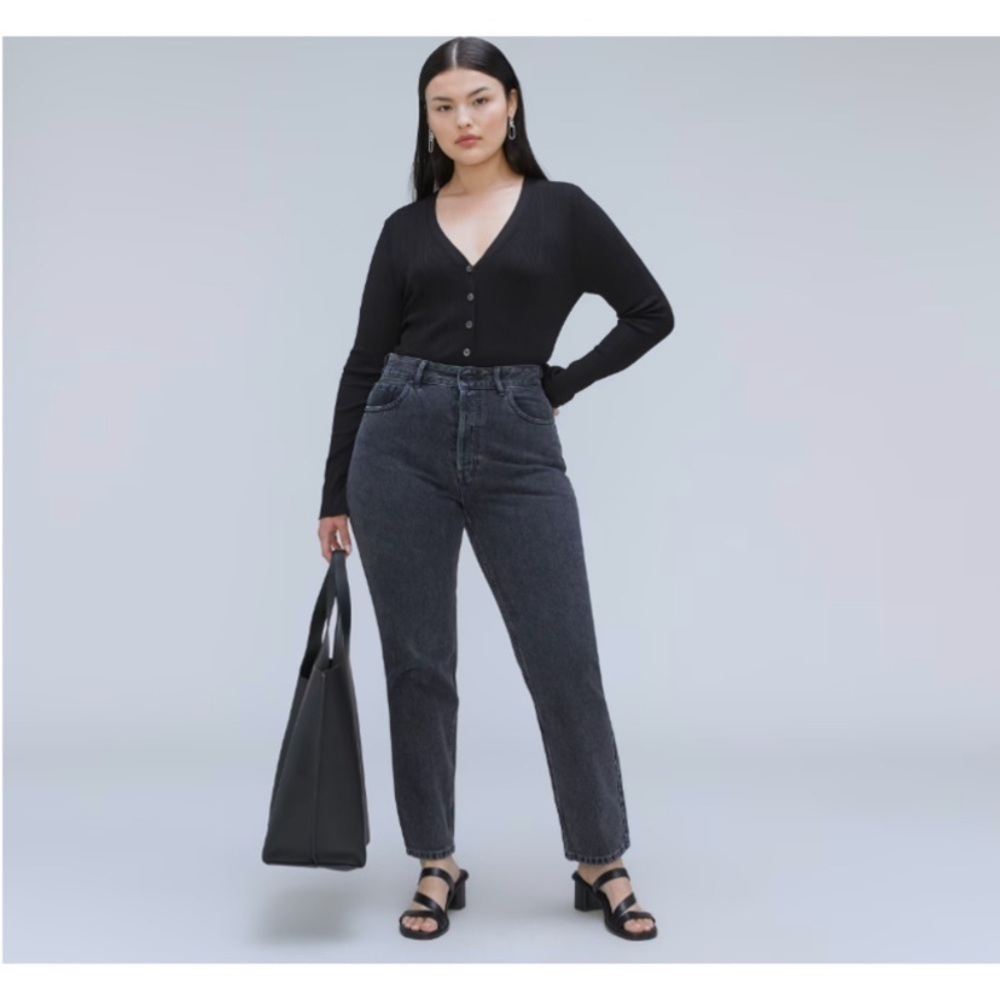 EVERLANE The‎ Curvy 90's Cheeky Straight Jean Size 32 Ankle
